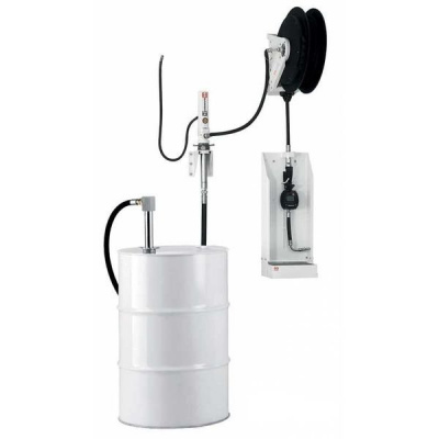 Настенный комплект для раздачи масла с насосом PM 2, счетчиком и каплеуловителем для бочек 205 л