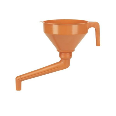 Воронка с изогнутым сливом, полиэтилен Ø 160 мм, емкость  1,2 л