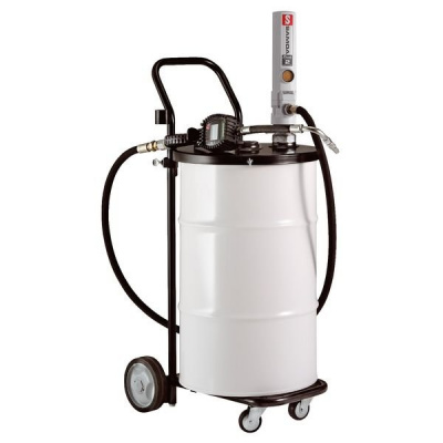 Мобильный раздатчик масла для 50 л бочек со счетчиком