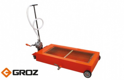 GR45803 Подкатная тележка для слива масла с ручным роторным насосом